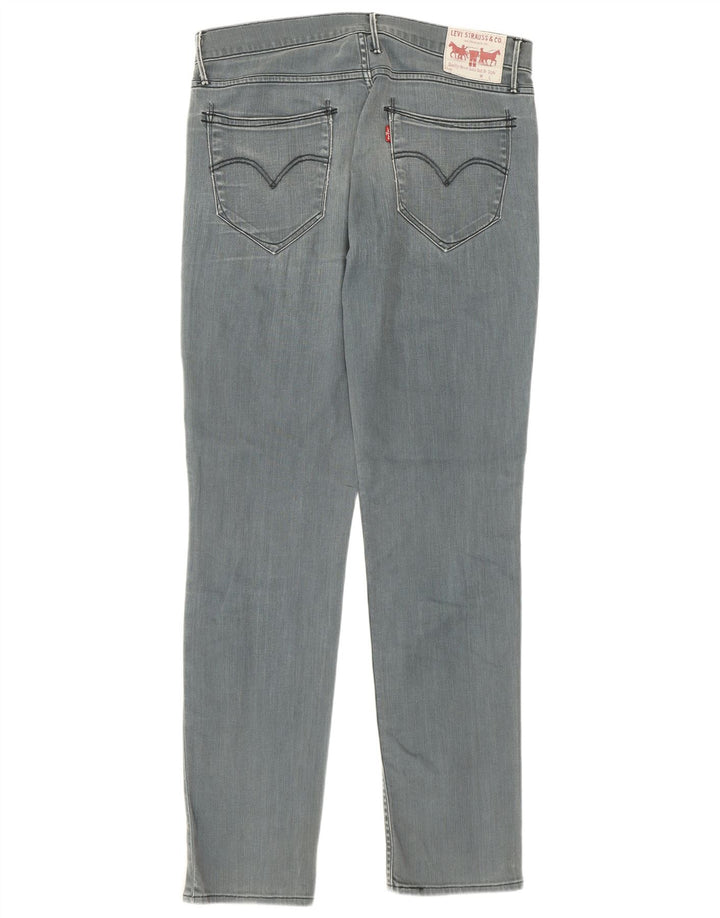 Jeans slim da uomo Levi's W33 L34 cotone grigio