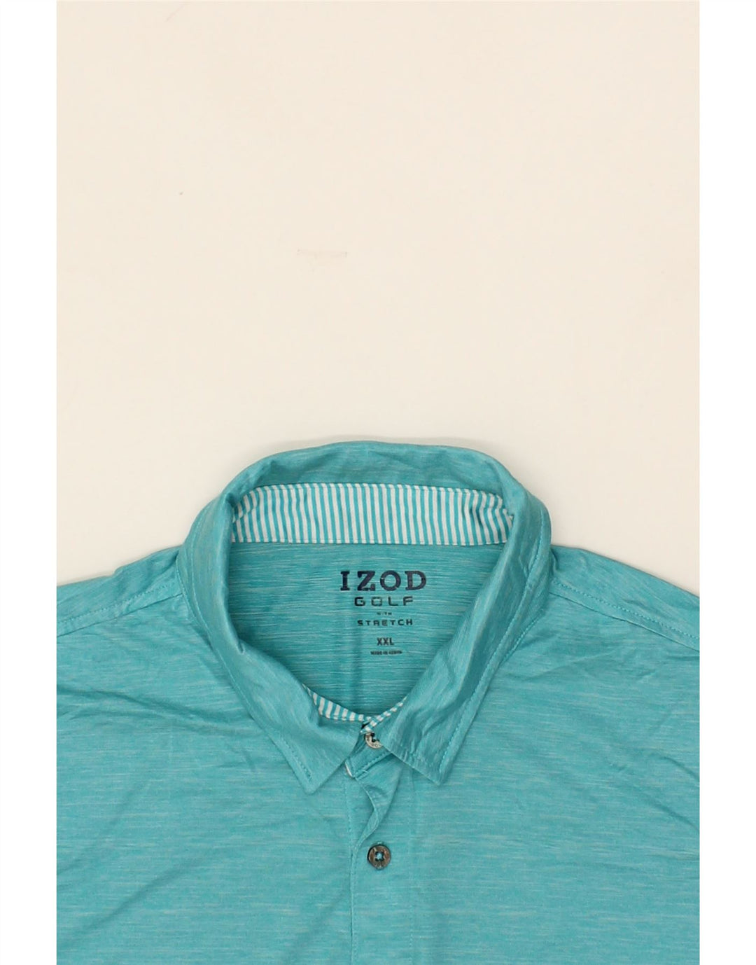 IZOD Mens Golf Polo Shirt 2XL Blue Vintage Izod and Second-Hand Izod from Messina Hembry 