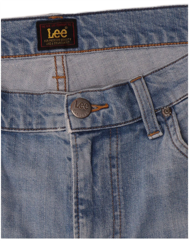Pantaloncini di jeans da uomo Lee W30 Blu medio