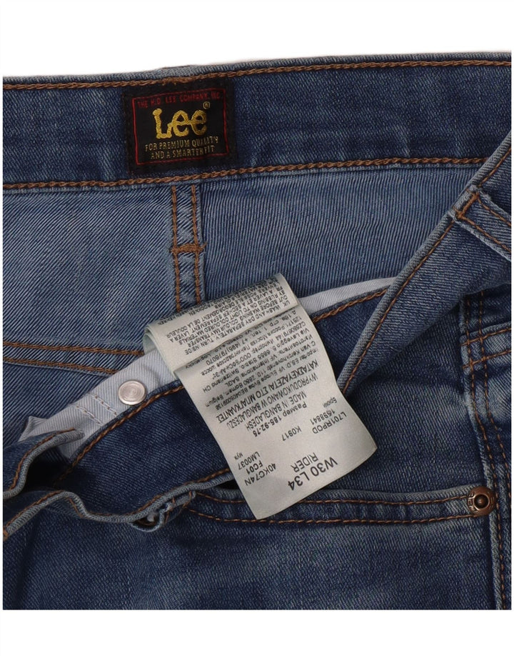 Jeans Lee Rider Slim da donna W30 L34 cotone blu