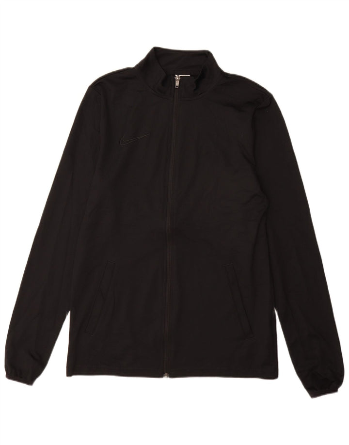 Giacca da tuta da donna Nike Dri Fit Top Jacket UK 14 Medium Nero Poliestere