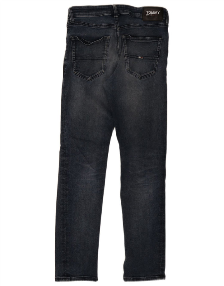 Jeans slim da uomo Tommy Hilfiger W30 L30 cotone blu