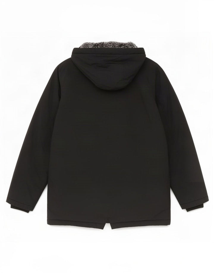 Cappotto imbottito con cappuccio Marks & Spencer per ragazzi 13-14 anni in poliammide nero