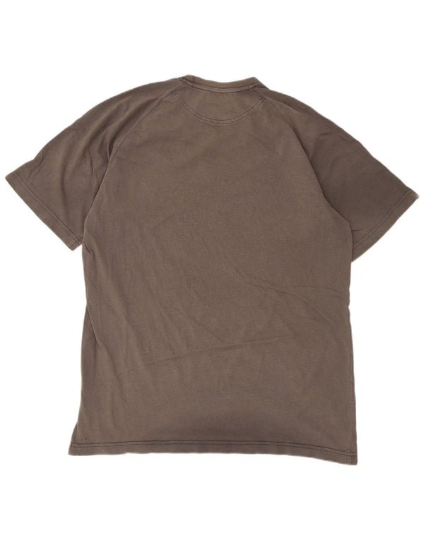 T-shirt Adidas da uomo Top Large in cotone grigio