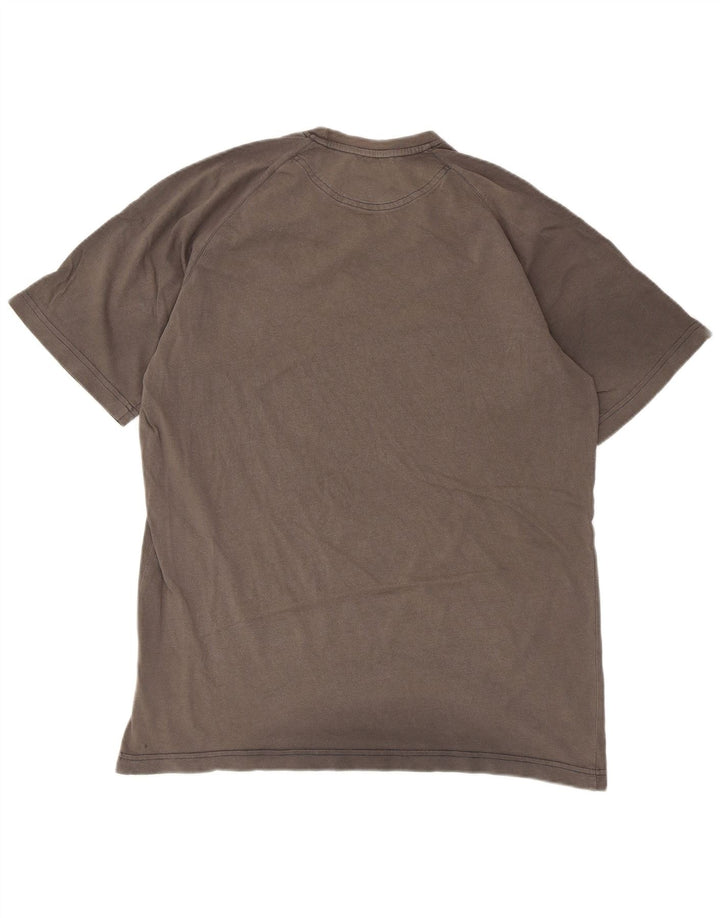 T-shirt Adidas da uomo Top Large in cotone grigio