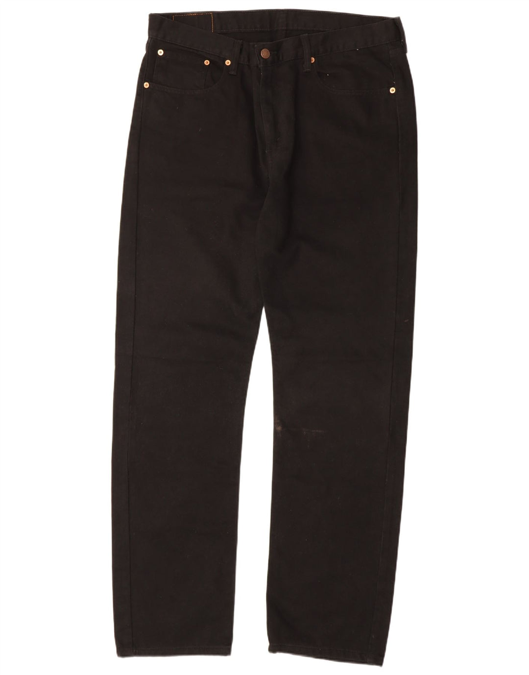 Levi's Uomo 751 Jeans dritti W38 L34 Cotone Nero