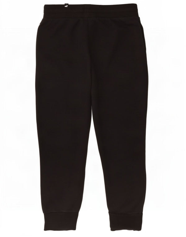 Pantaloni da tuta da uomo Puma Joggers Medium Black Cotton