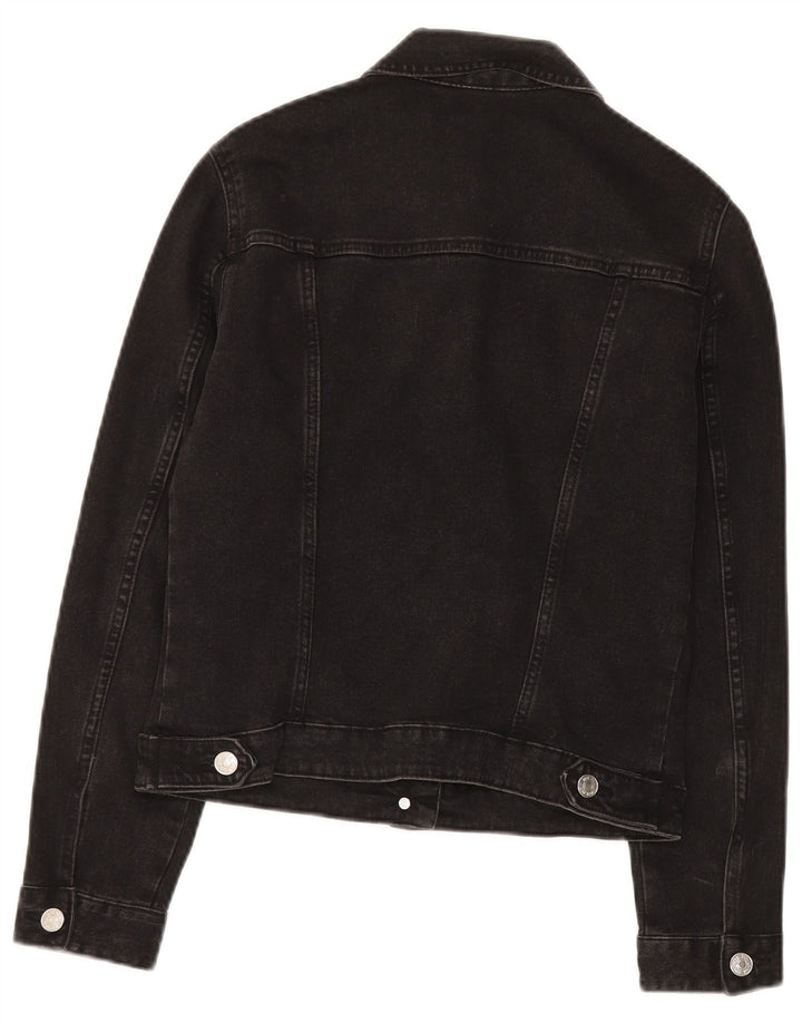 Giacca in denim da donna Zara UK 6 XS cotone nero