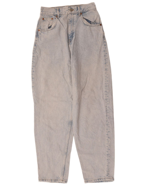 Jeans affusolati a vita alta da donna Zara EU 36 XS W26 L29 cotone blu