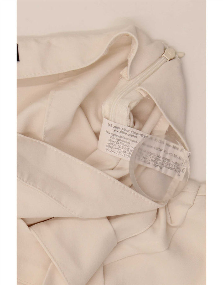 Gonna corta da donna Zara XS W24 poliestere bianco