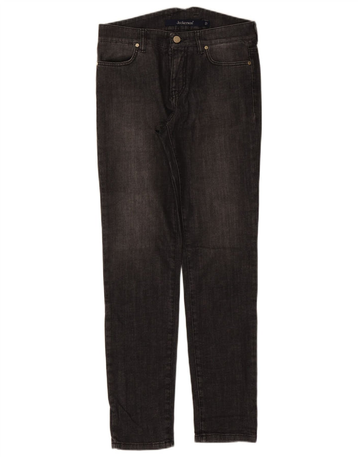 Jeans slim da donna Jeckerson W27 L29 cotone nero