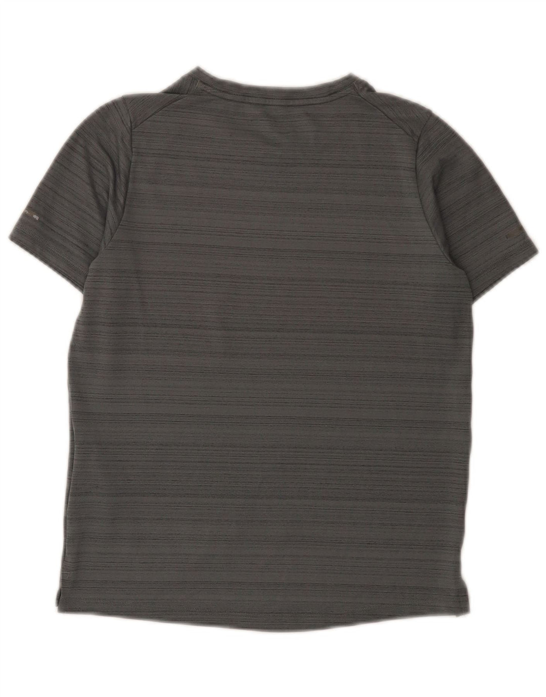 T-shirt da ragazzo Nike Dri Fit Top 10-11 anni in poliestere a righe grigio medio