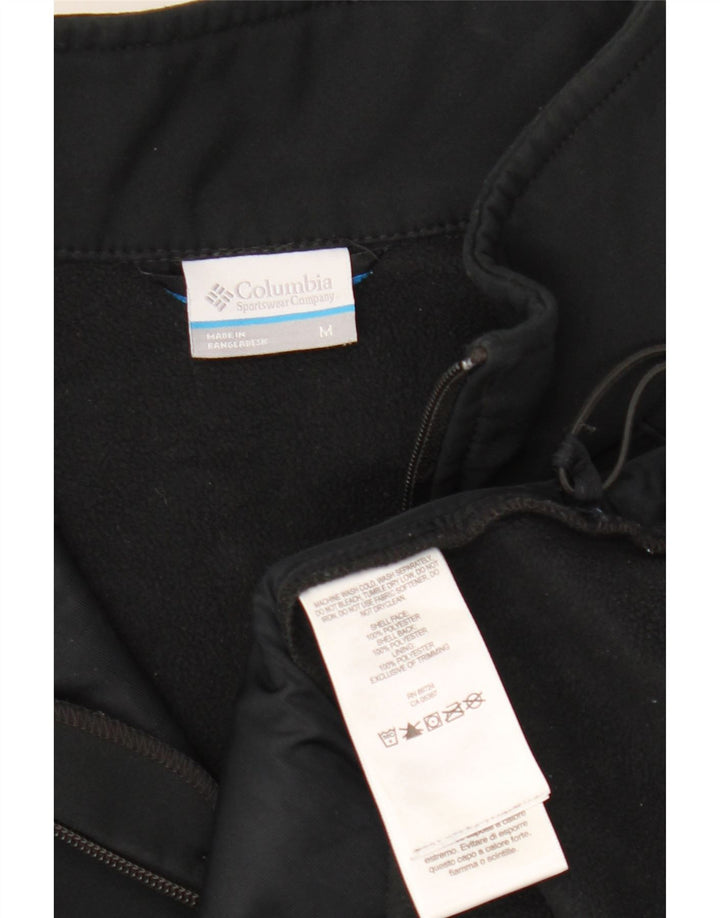 COLUMBIA Giacca da tuta senza maniche da uomo in poliestere nero medio