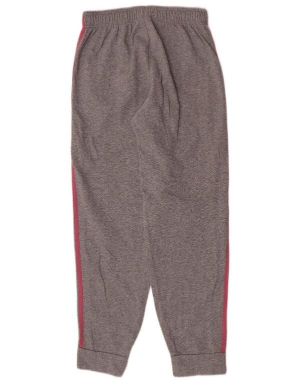 Pantaloni della tuta da ragazza Adidas Joggers 13-14 anni in cotone grigio screziato