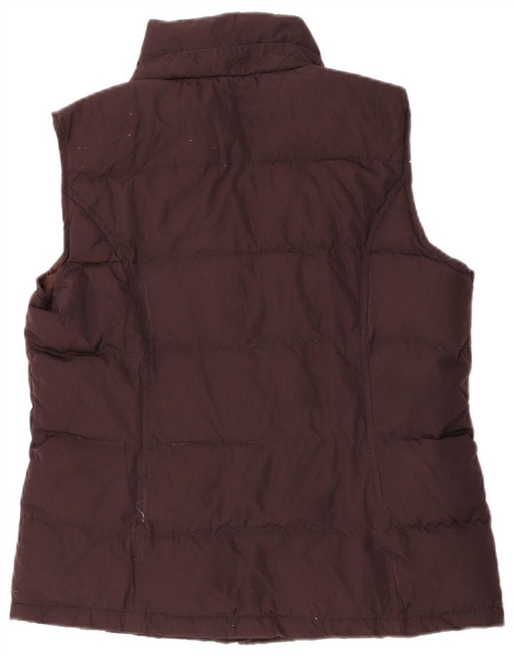 Gilet imbottito da donna Tommy Hilfiger UK 14 grande poliestere marrone