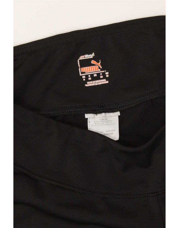 Pantaloni della tuta Puma da donna Capri UK 10 piccoli neri