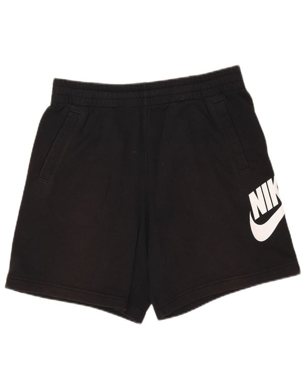 Nike Boys Graphic Sport Shorts 13-14 Years XL Black Cotton