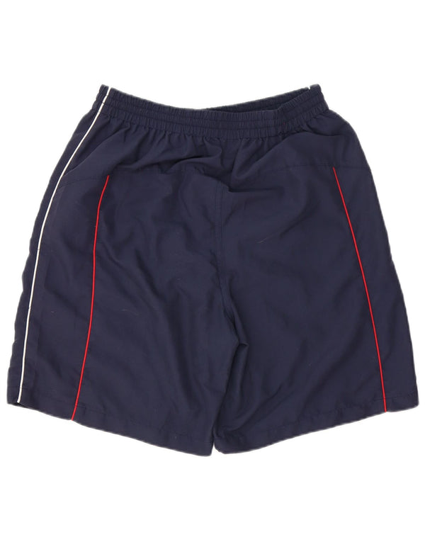 Pantaloncini sportivi da uomo Fila Large in poliestere blu navy