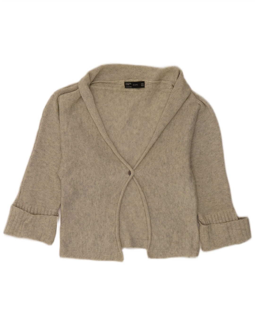 Maglione Bolero da donna Zara UK 12 Grigio medio chiazzato