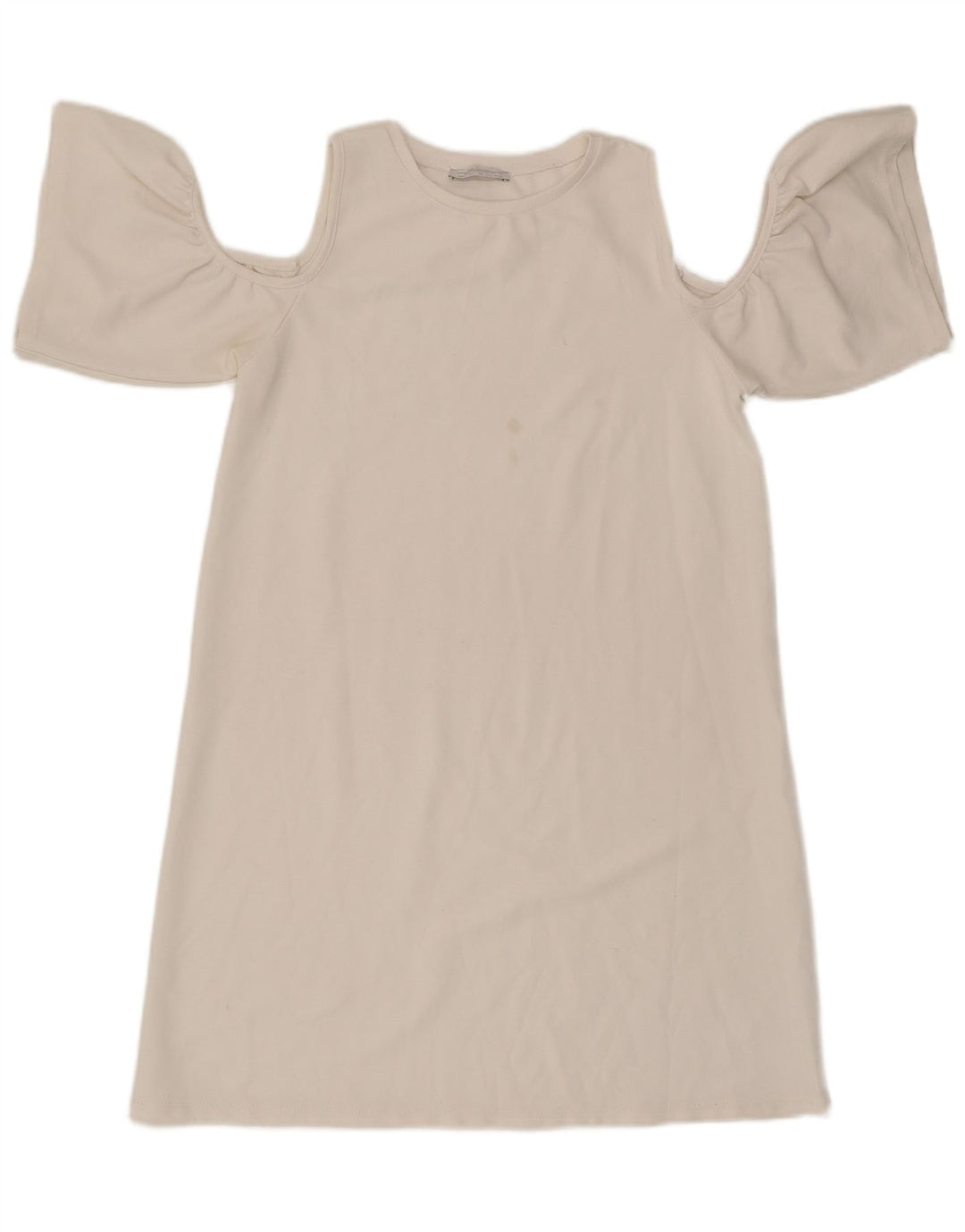 Abito Zara da donna con spalle scoperte UK 10 piccolo bianco