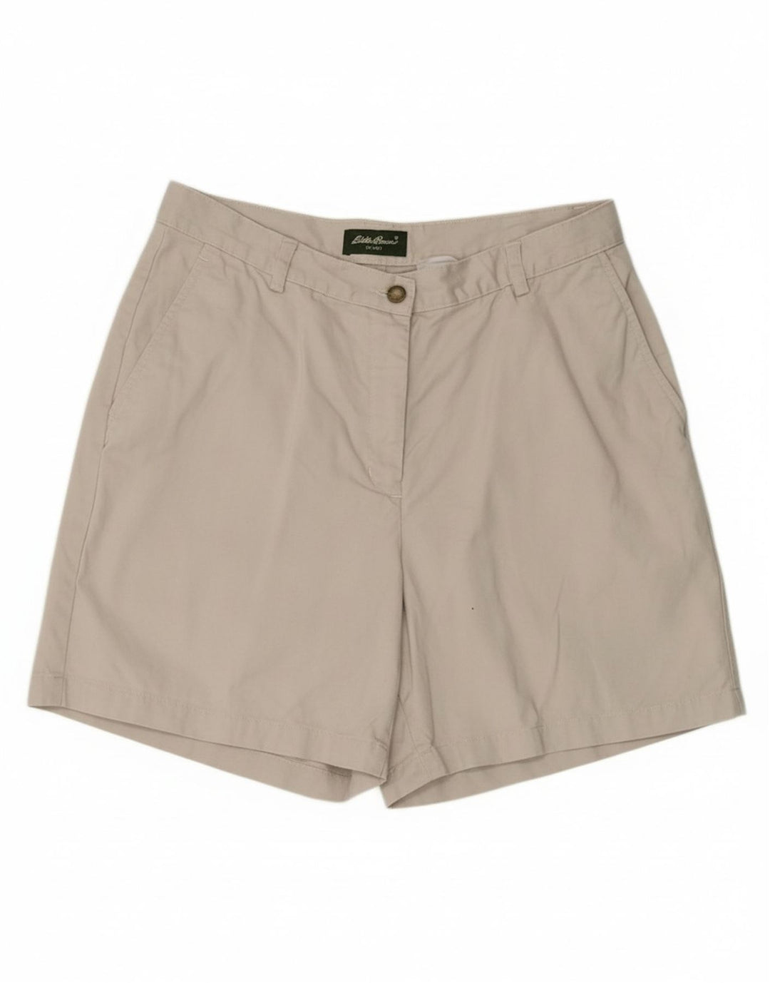 EDDIE BAUER Womens Chino Shorts US 10 Large W30 Beige Cotton