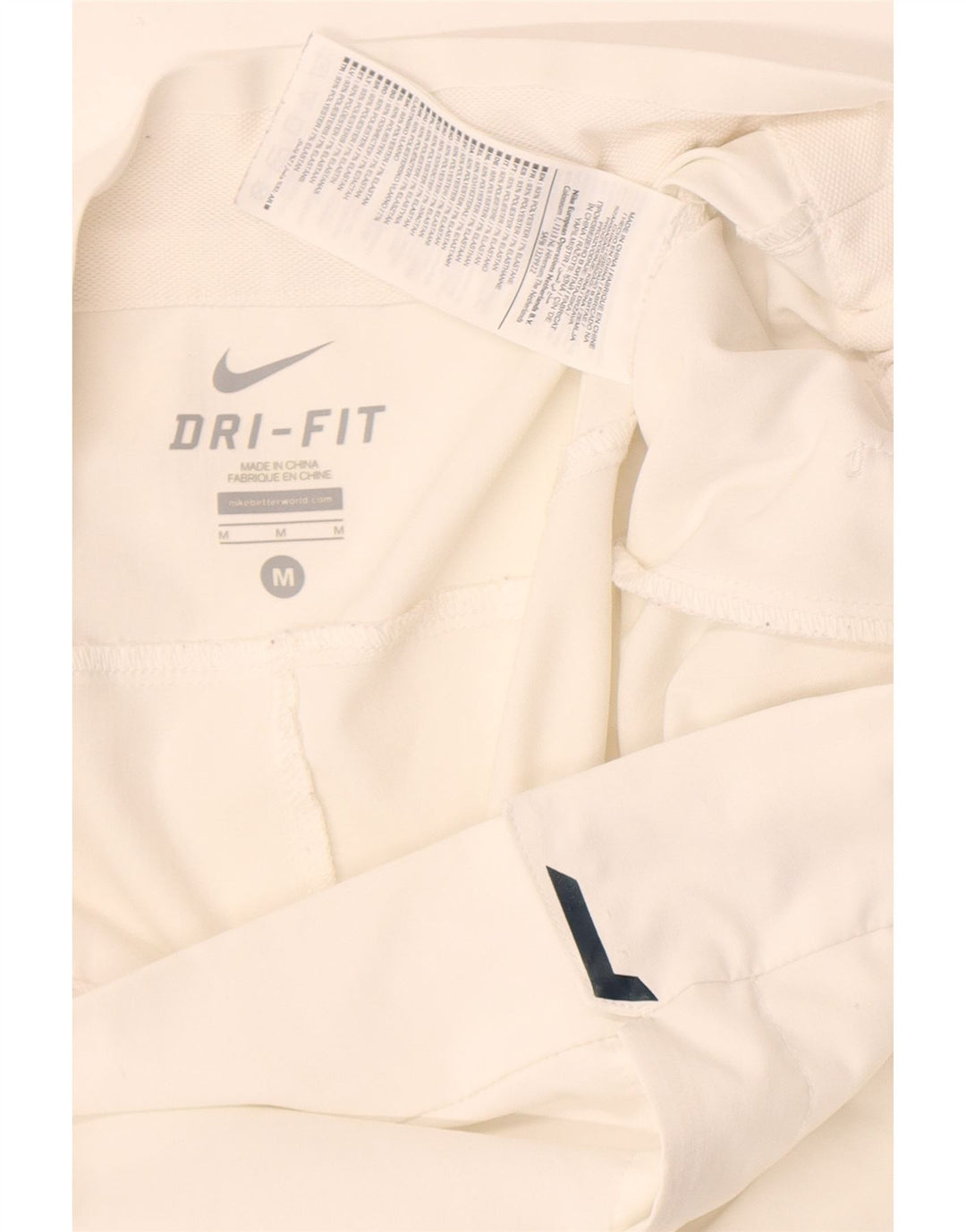 Pantaloncini chino Nike Dri Fit da uomo medi W30 poliestere bianco