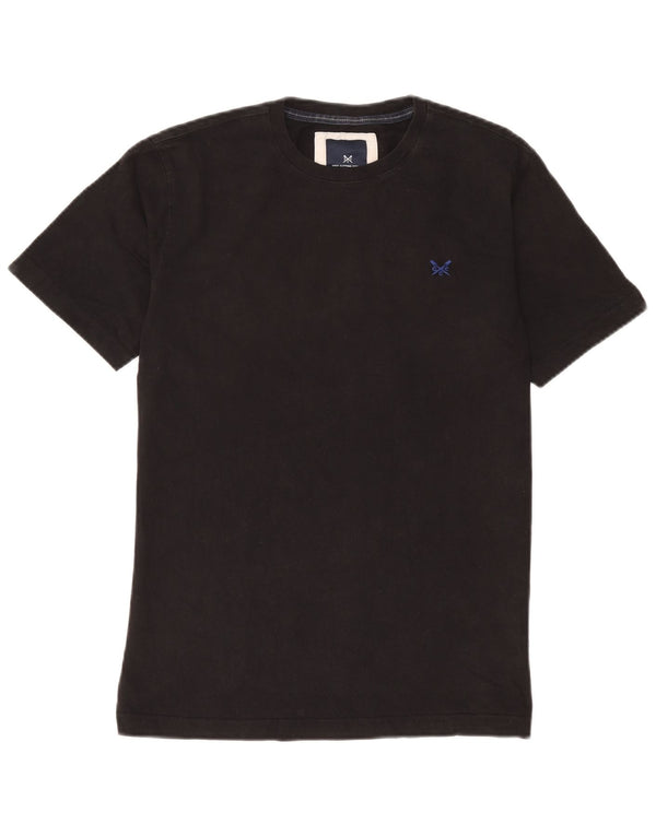 Crew Clothing T-shirt da uomo Top piccola in cotone nero