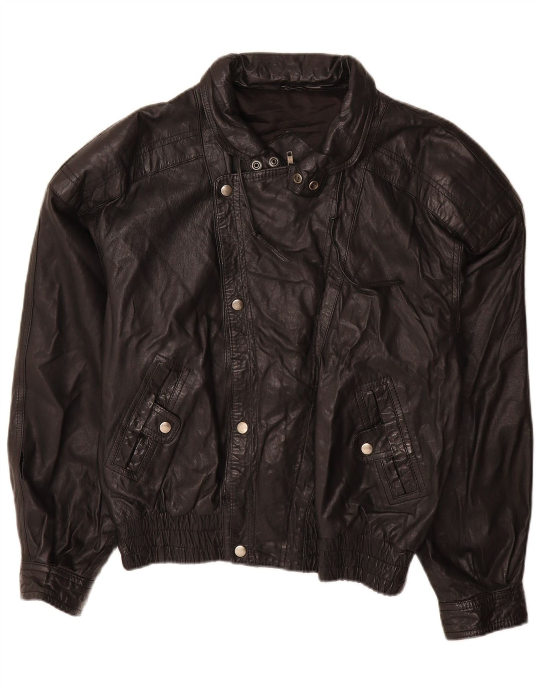 Giacca in pelle da uomo Yukon Trail IT 50 Large Nera