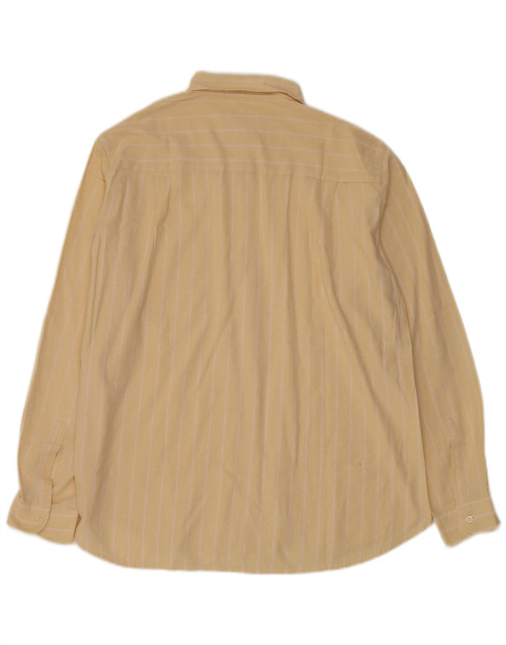 Camicia da uomo Wrangler taglia 16 grande gessato giallo