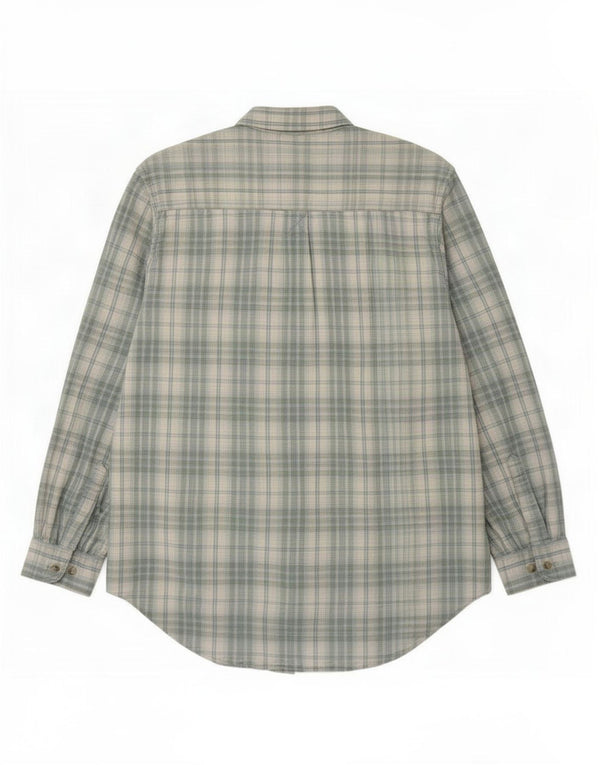 Camicia da uomo Timberland in cotone a quadri blu medio