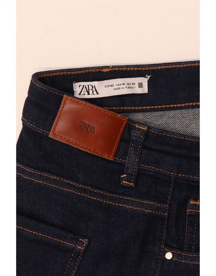 Jeans Bootcut da donna Zara EU 42 Large W32 L34 Blu navy