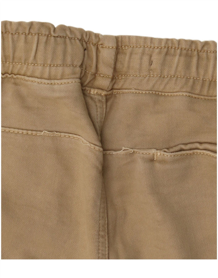 Pantaloncini chino da uomo Zara grandi W32 in cotone beige