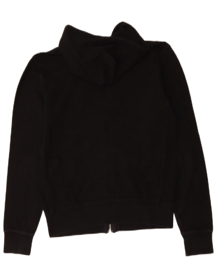 Maglione con cappuccio e zip da uomo Zara in cotone nero medio
