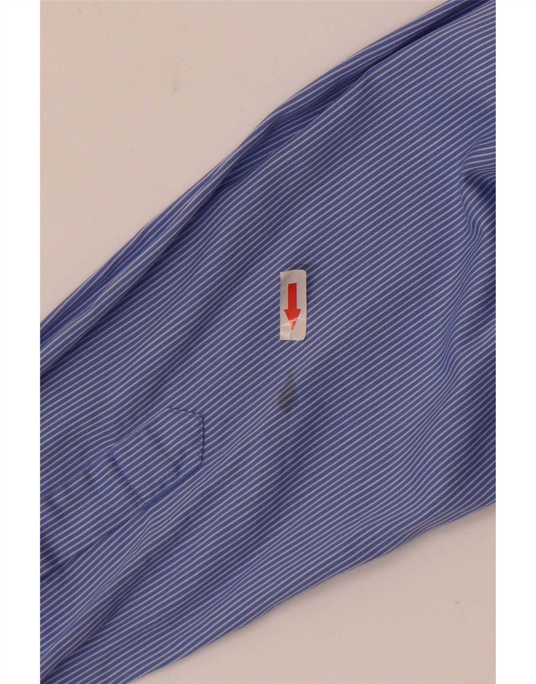 Camicia da uomo Tommy Hilfiger taglia 16 1/2 grande gessato blu