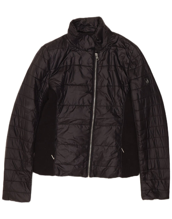 Giacca imbottita oversize da donna Calvin Klein Jeans UK 10 piccola nera