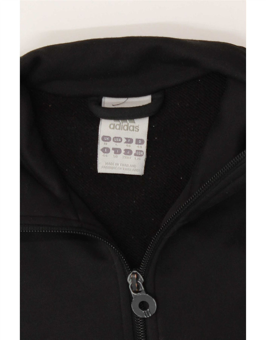Giacca da tuta da donna Adidas UK 18 XL poliestere nero