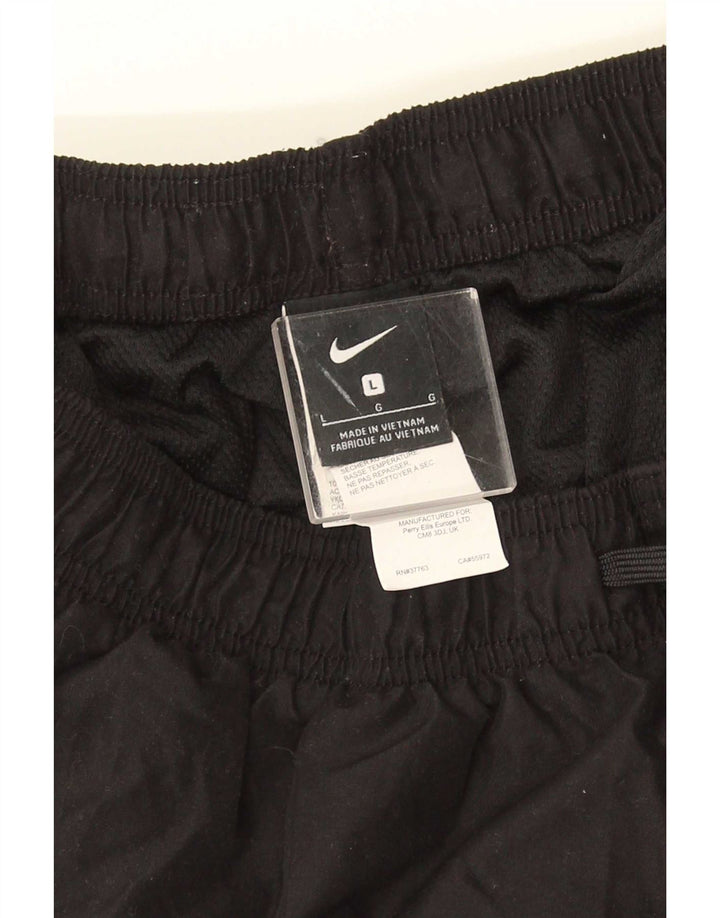 Pantaloncini sportivi Nike Dri Fit Graphic da uomo, grandi, in poliestere nero