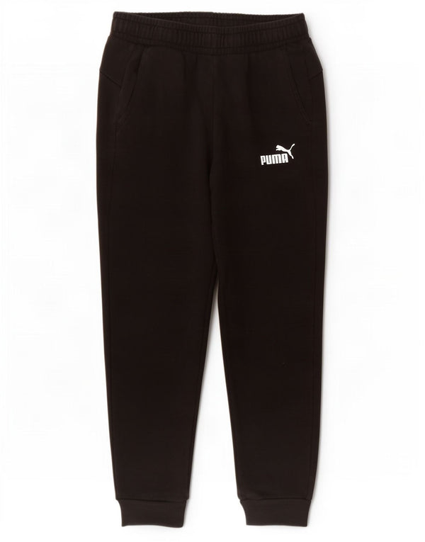 Pantaloni da tuta da uomo Puma Joggers Medium Black Cotton