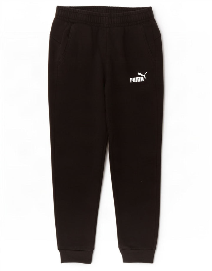 Pantaloni da tuta da uomo Puma Joggers Medium Black Cotton
