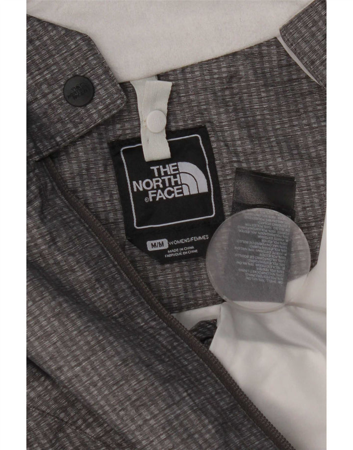 Giacca antipioggia con cappuccio da donna The North Face UK 14 Nylon grigio medio