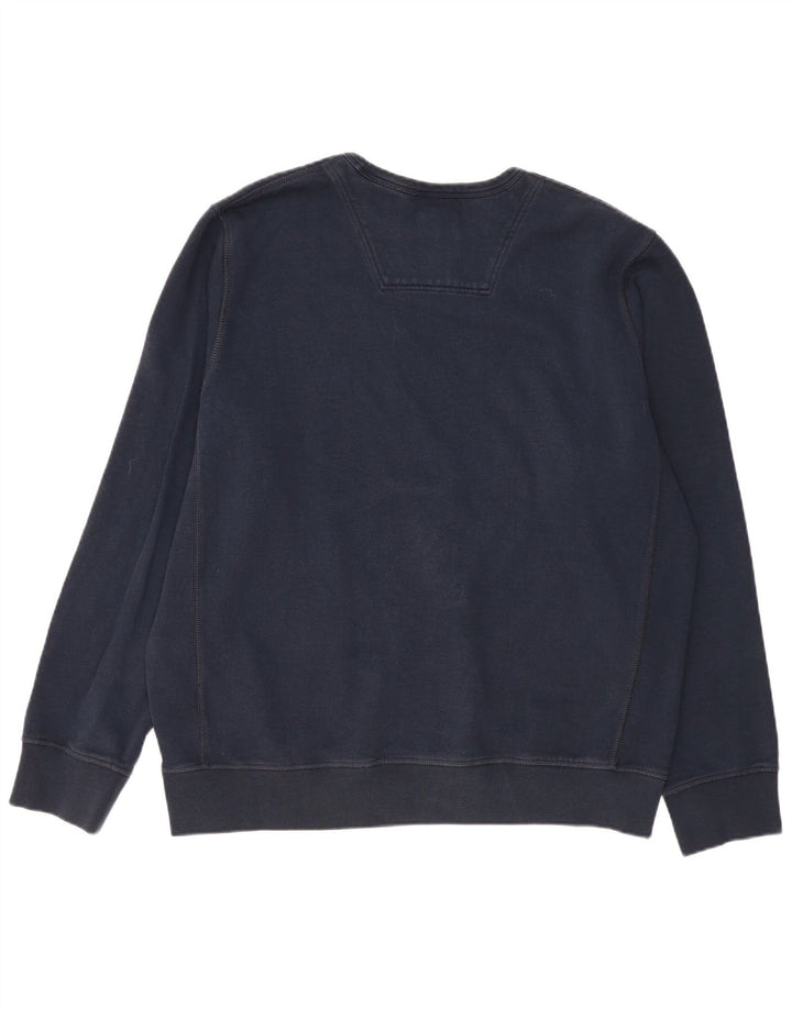 Felpa da uomo TIMBERLAND maglione 2XL cotone blu navy