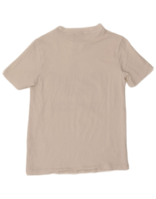 T-shirt grafica da donna Adidas Top UK 8 Small in cotone bianco