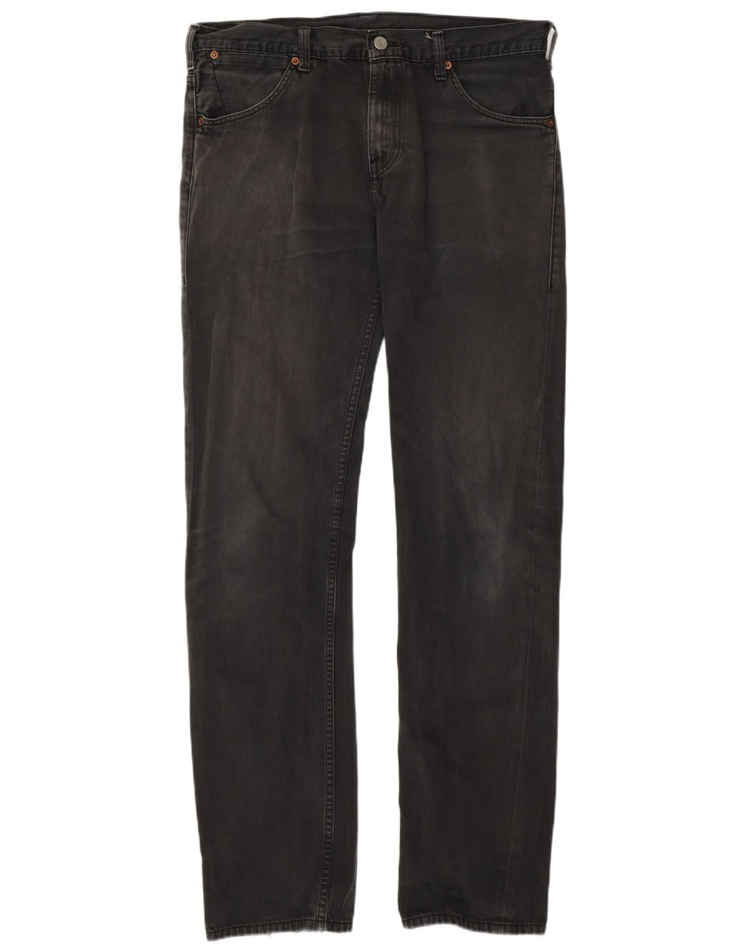 Levi's Uomo 504 Jeans dritti W33 L34 Cotone grigio