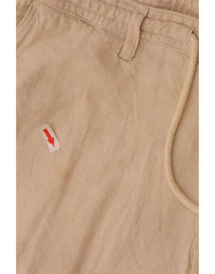 Pantaloncini chino da uomo Zara XL W44 lino beige
