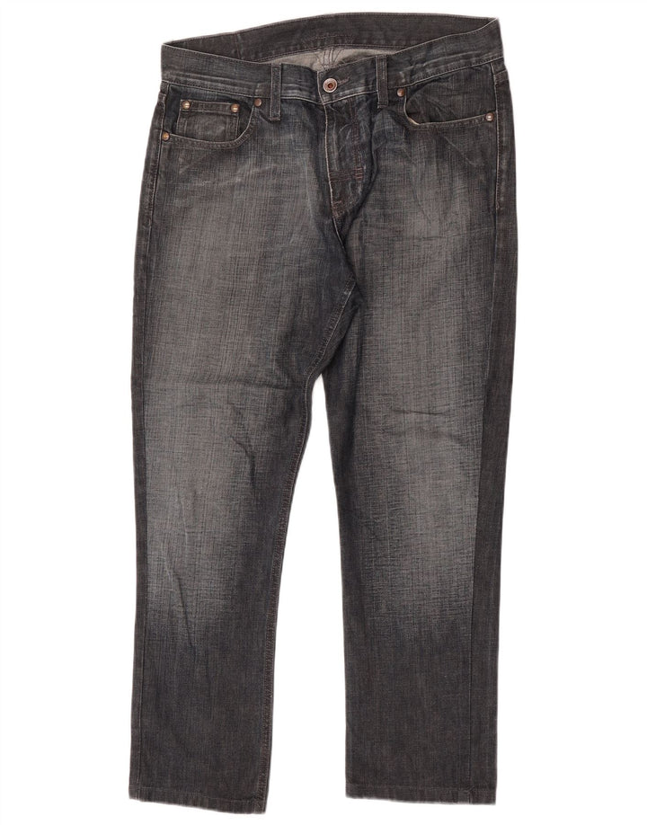 Jeans dritti da uomo Meltin' Pot W34 L28 in cotone blu