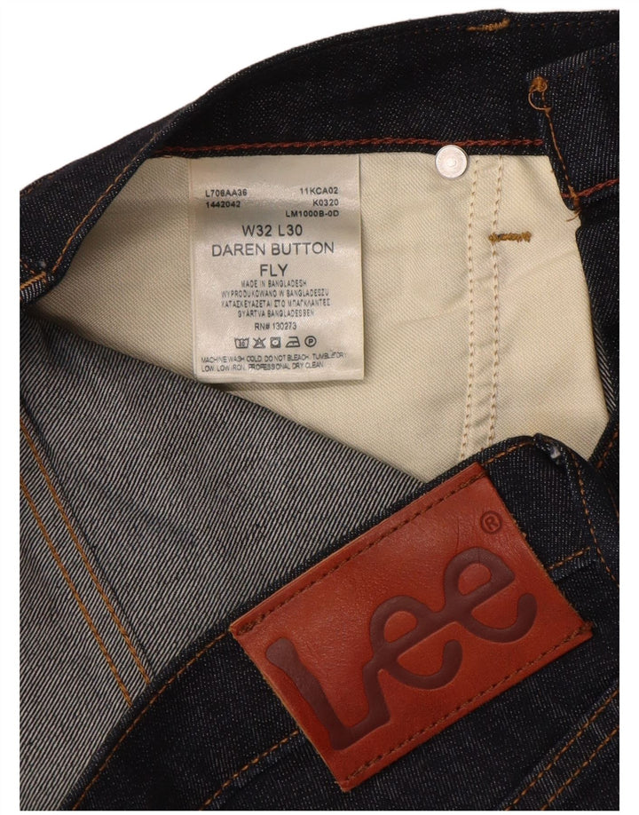 Jeans dritti da uomo Lee W32 L30 cotone blu navy