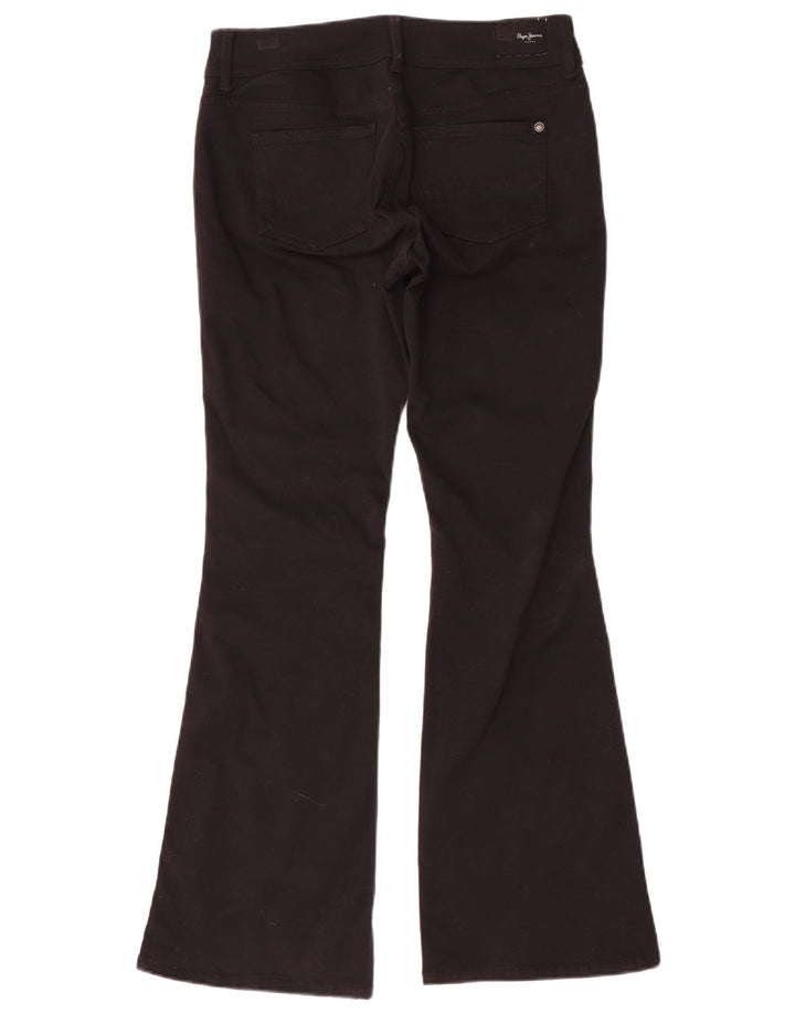 PEPE Jeans Donna Pimlico a vita media svasato W28 L30 Cotone Nero
