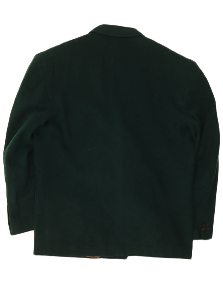 Giacca Blazer Doppiopetto Uomo Nazareno Gabrielli IT 52 XL Lana Verde