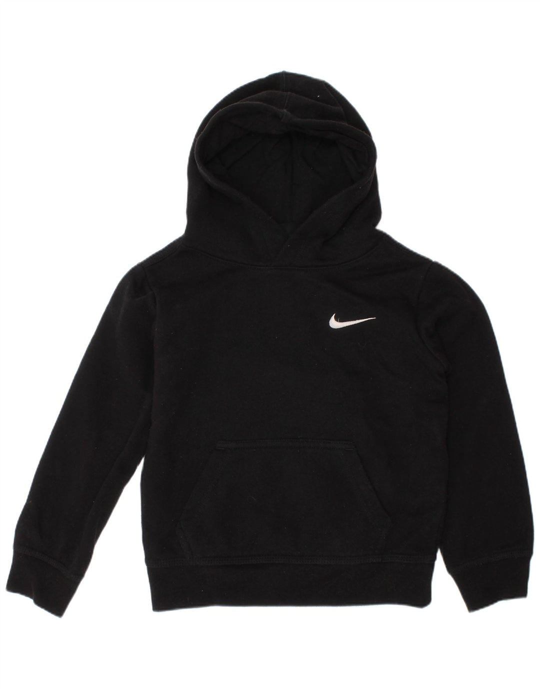 Felpa con cappuccio NIKE da bambino 3-4 anni XS in cotone nero