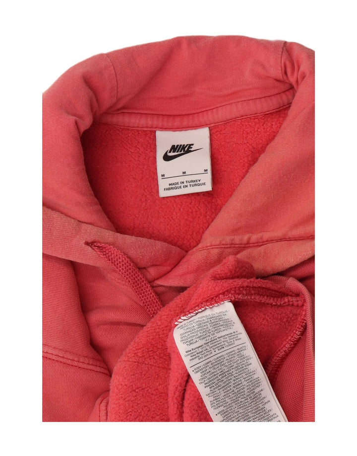 Felpa con cappuccio oversize da donna Nike UK 14 cotone rosa medio